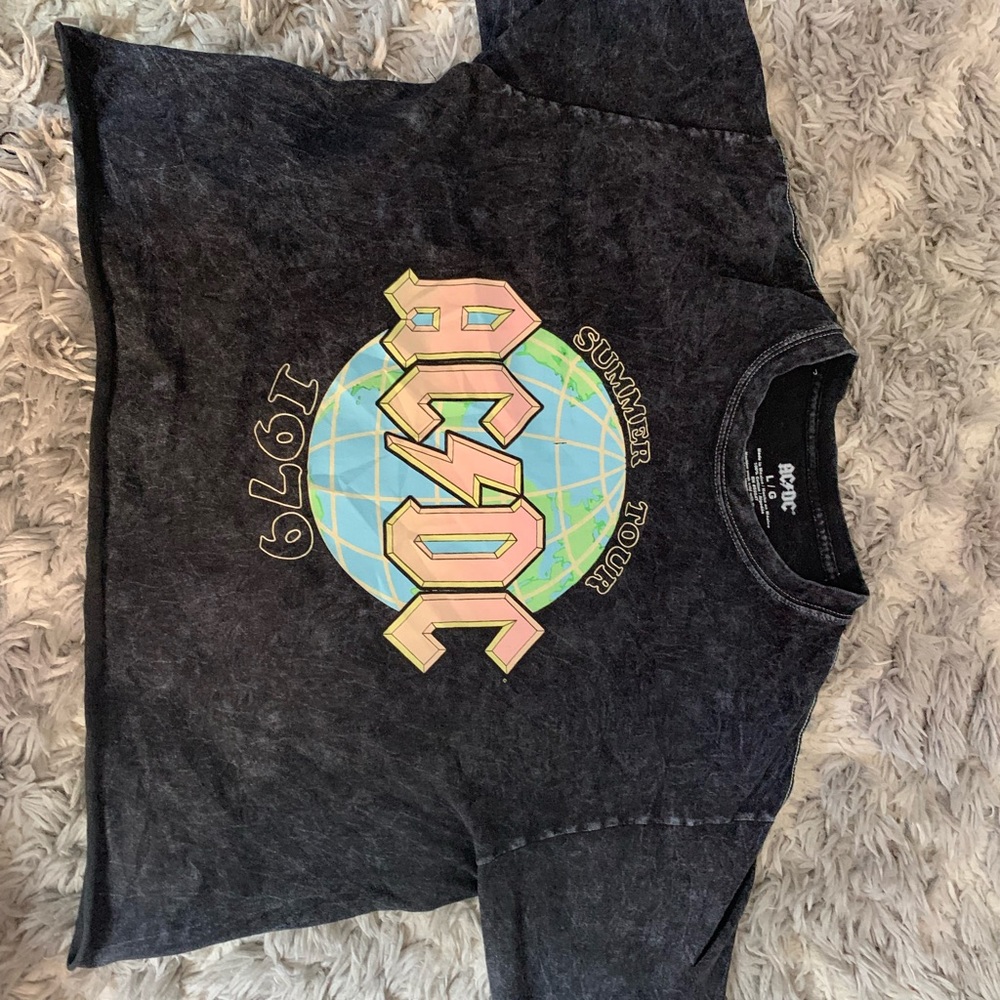 ac/dc crop top
